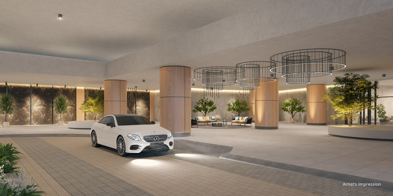 Grand Drop Off Lobby