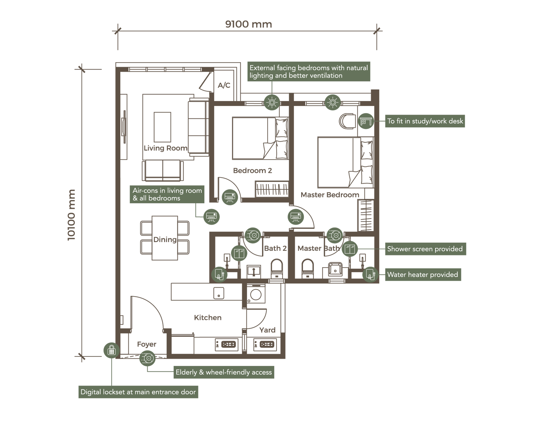 Type A Floor Plan